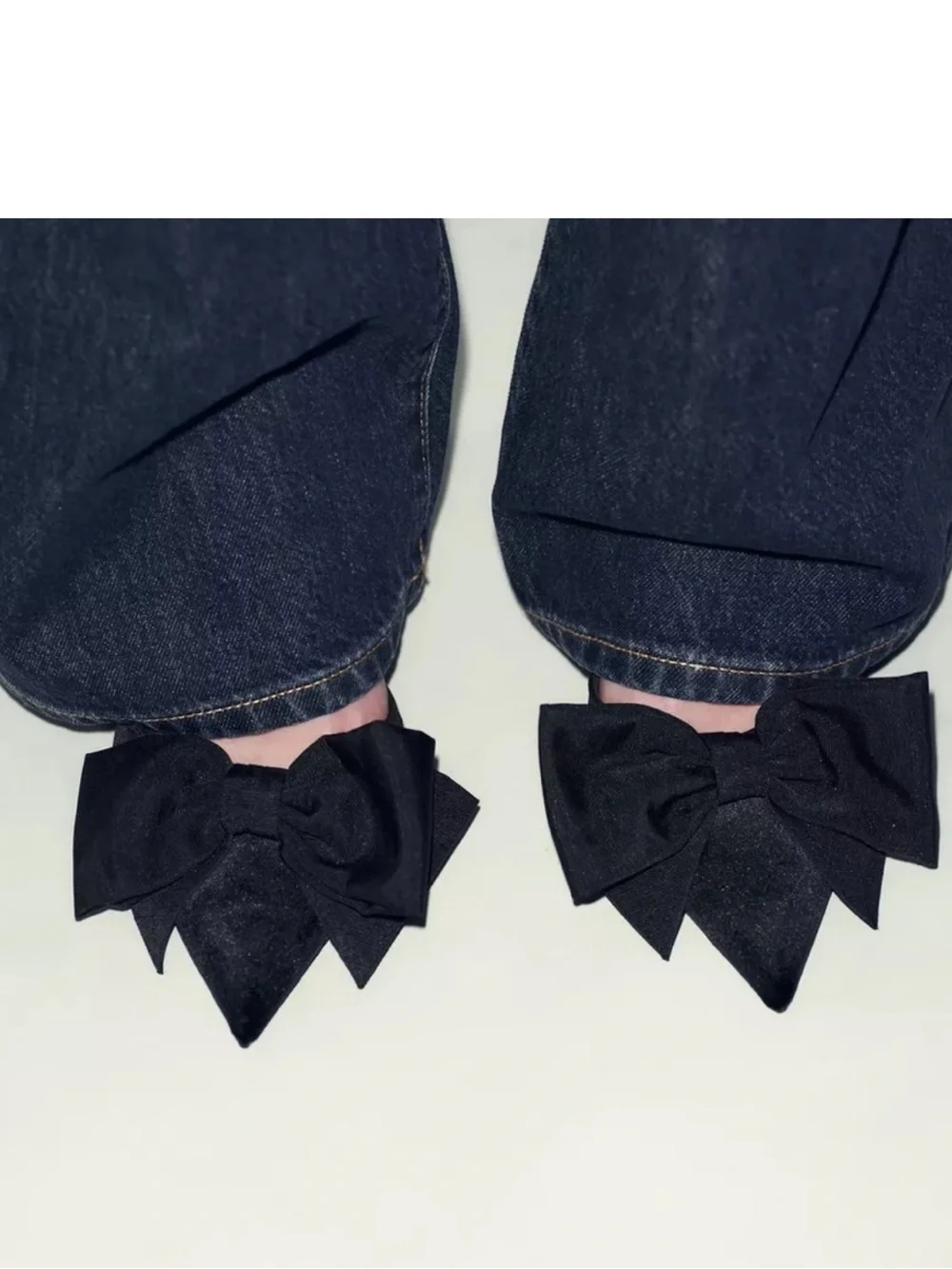 NWOT ZARA KITTEN HEEL BOW SLINGBACKS 💋 - Picture 2 of 5